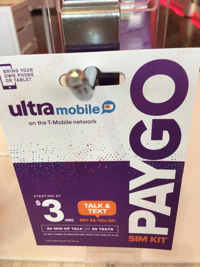 Ultra Mobile $3 PayGo 美国保号卡插图1