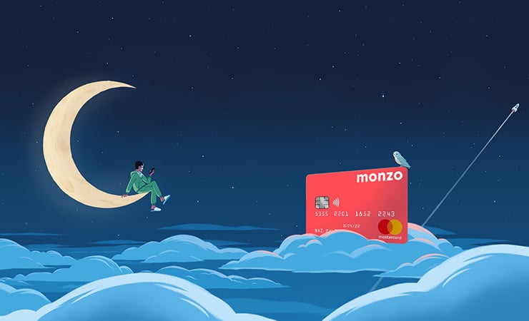 Monzo | 不用去银行就能办的英国“网红”银行卡