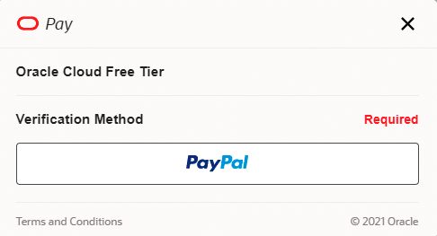 使用Paypal注册甲骨文(oracle)永久免费云服务账号，不需信用卡验证插图1