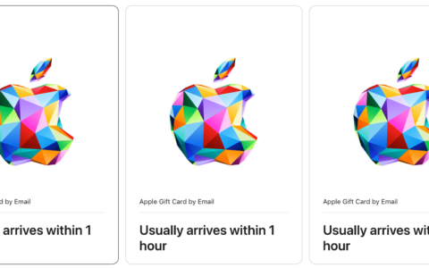美区苹果 Apple ID 礼品卡充值，保姆级购买教程