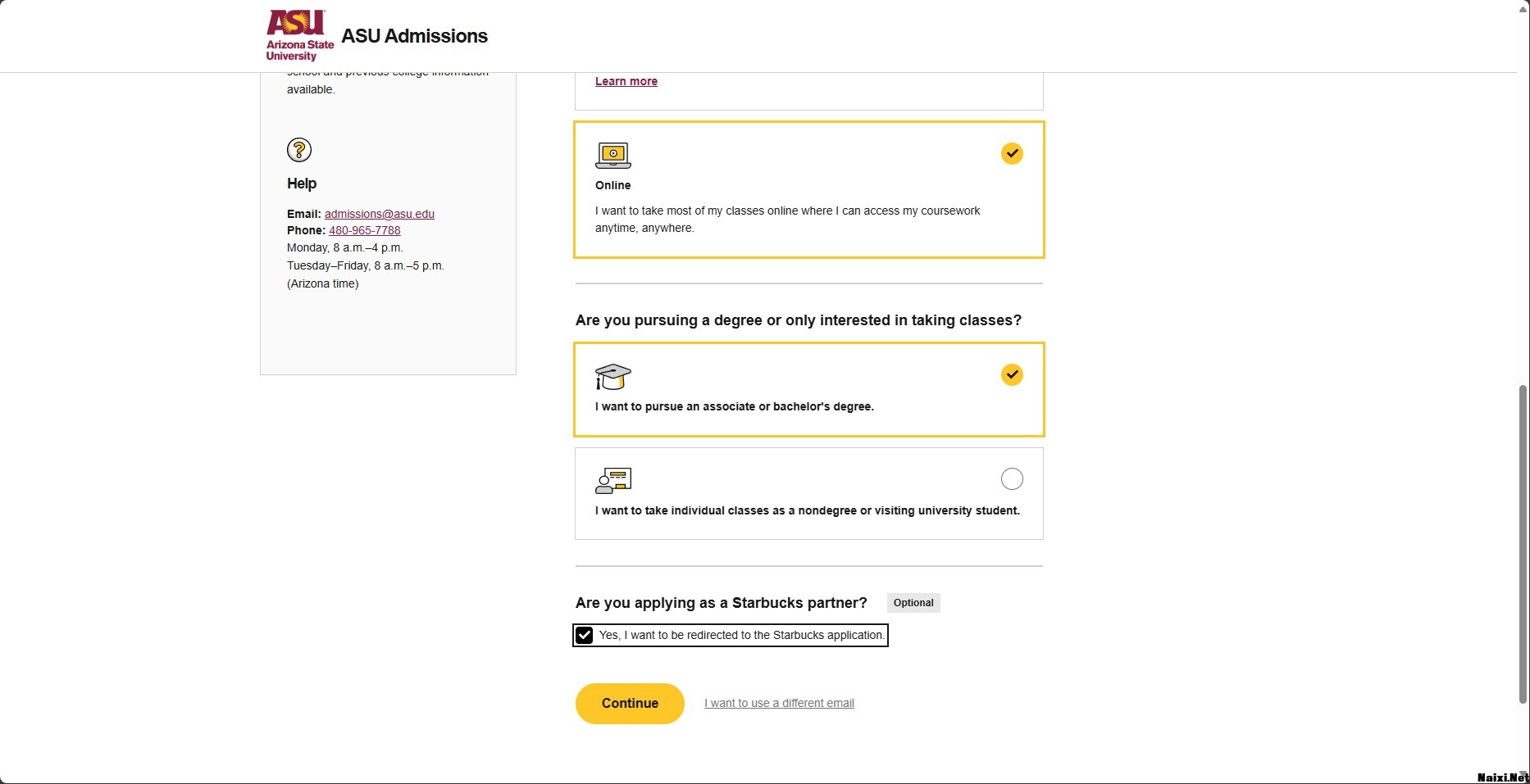 美国ASU大学教育邮箱详细注册教程插图3 美国ASU大学教育邮箱详细注册教程